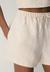 The Lodge Short™ Mini - CruiseLinen™ - BYRD STRP NTRL ECR/OK