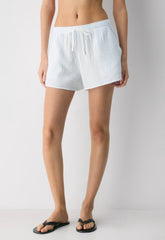 AirPlush Cotton™ Sail Short - LINSY STRP VILL BL/WH