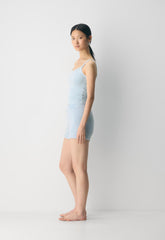 Cozy Sweatfleece Perfect Hi-Rise Mini Short - NO-STRESS BEACH BLUE