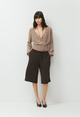 Jetway Short - Crepette™ - CACAO NIB BROWN