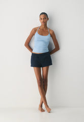 Cozy Sweatfleece Mega Lo-Rise Micro Short - ADMIRAL