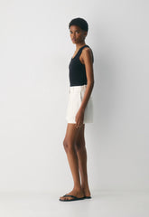 New Agency Mid-Thigh Short - PowerLinen™ - LIGHT BIRCH