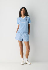 Medallion Mini Short - RIPPLE BLUE