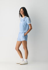 Medallion Mini Short - RIPPLE BLUE