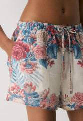 Sail Linen Short - MATTE PEARL/TROPICAL