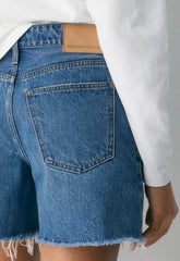 Denim Forum The Ex-Boyfriend Hi Mid-Thigh Denim Short - 5 YRS KISS N TELL BLEU