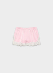 Whimsy Satin Short - MLKSHK PNK/LGHT BRCH