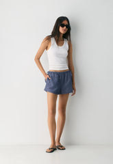 Artisan Short - CruiseLinen™ - SUSAN STRPE HRBR NV/W