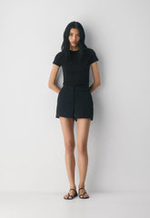 New Agency Mini Short - Crepette™ - BLACK