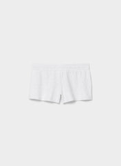 HomeStretch™ Rib Happen Short - HEATHER CLOUD WHITE