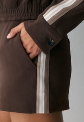 New Agency Mini Short - Crepette™ - RICH MOCHA BROWN/MULTI