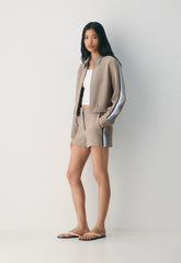 New Agency Mini Short - Crepette™ - NOMAD TAUPE/MULTI