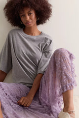 French Courtship Maxi Slip Skirt