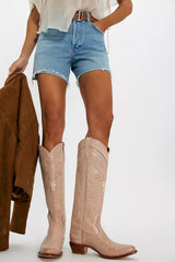 Frye Sacha Feather Deco Boots