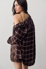 Canal Street Plaid Slip Dress Set
