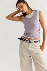 We The Free Tinsley Twofer Short-Sleeve Top