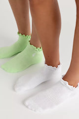 FP Movement Ruffle Sneaker Sock 2-Pack