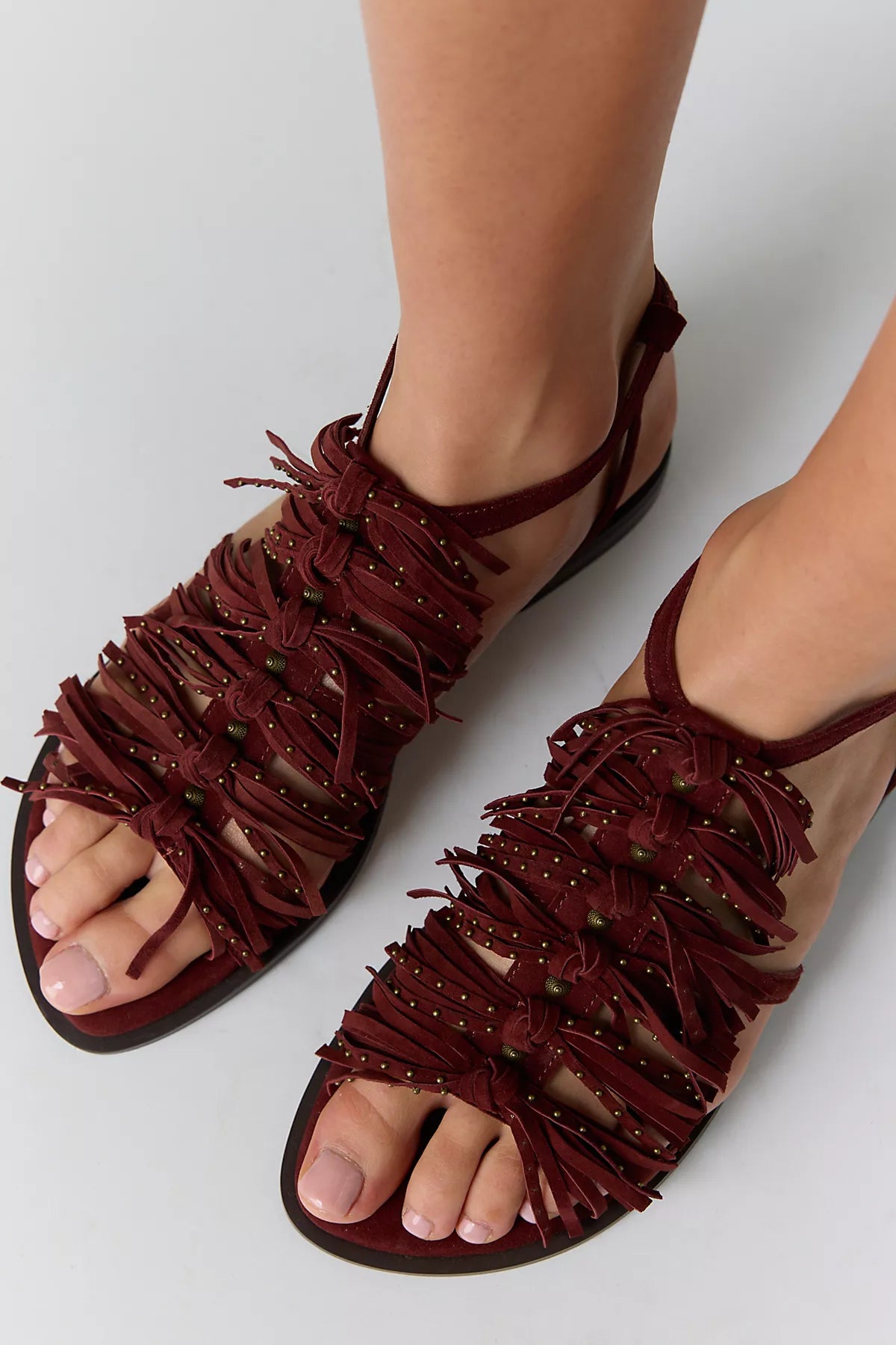 Freesia Fringe Sandals