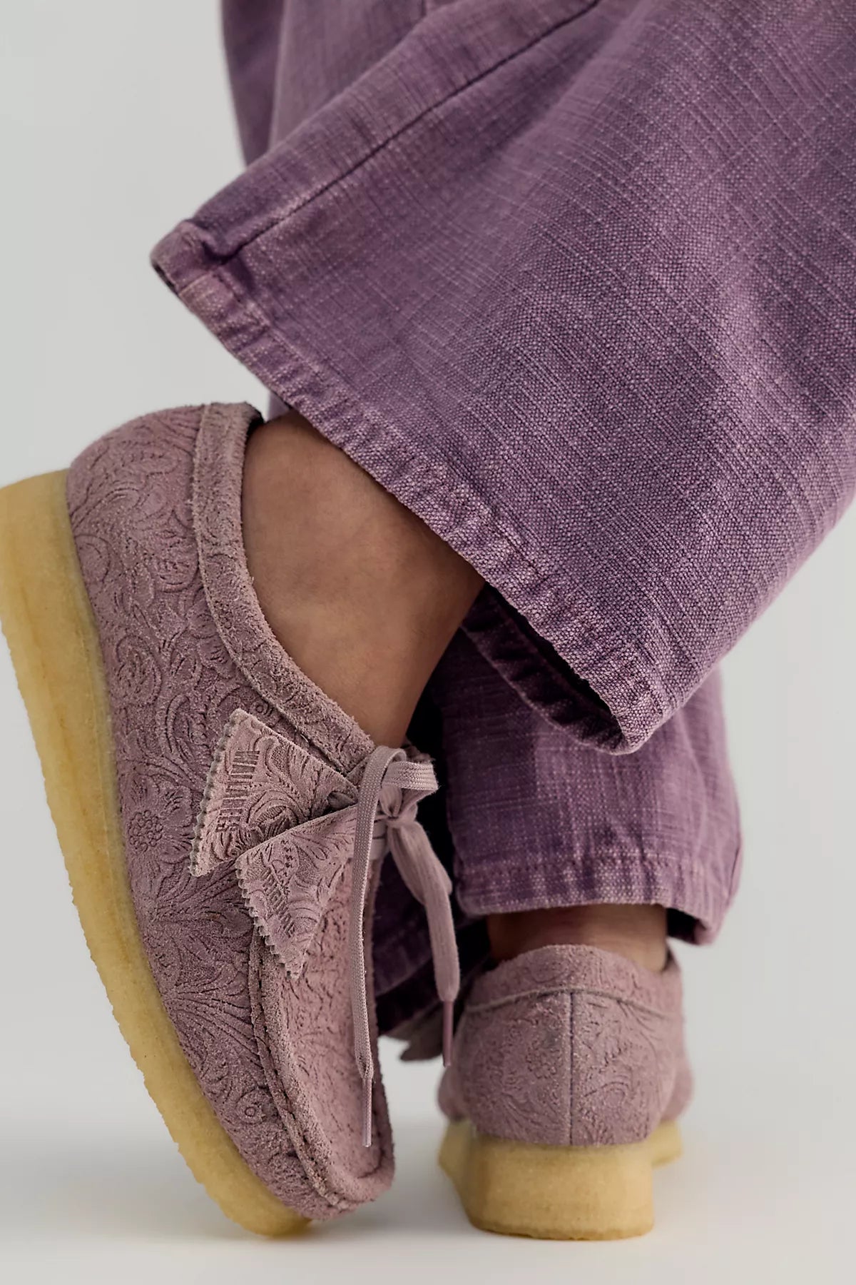 Clarks Embossed Wallabees