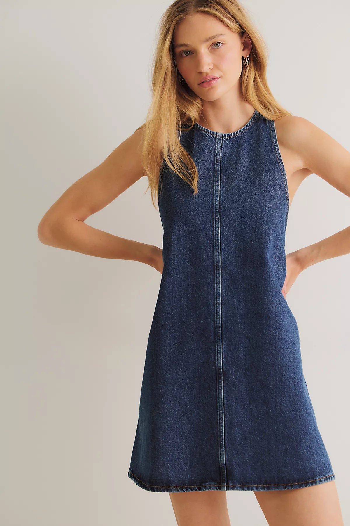 AGOLDE Harriet Denim Mini Dress