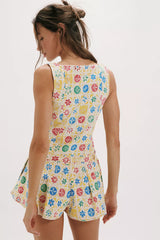 Dune Dancer Printed Romper