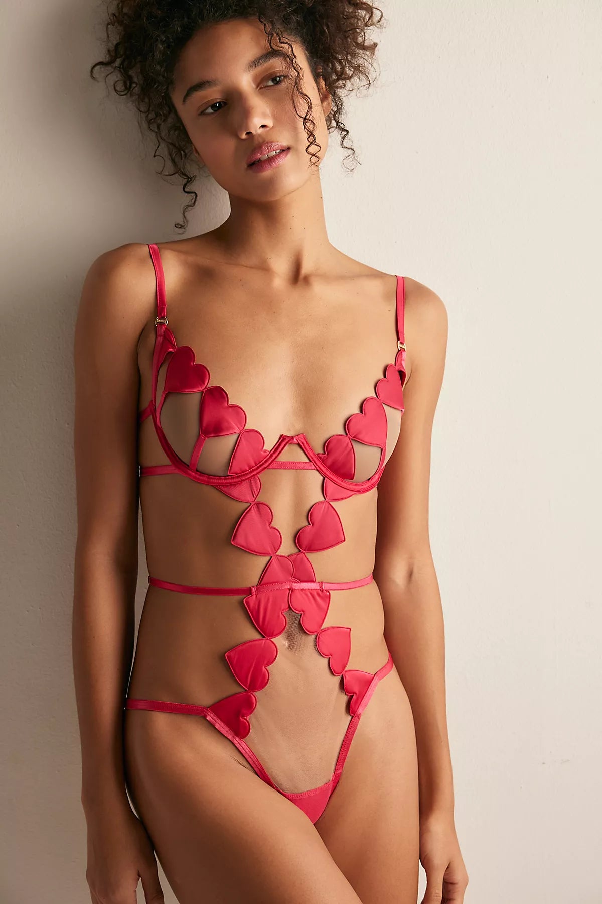 Bluebella Gia Open Heart Wired Bodysuit