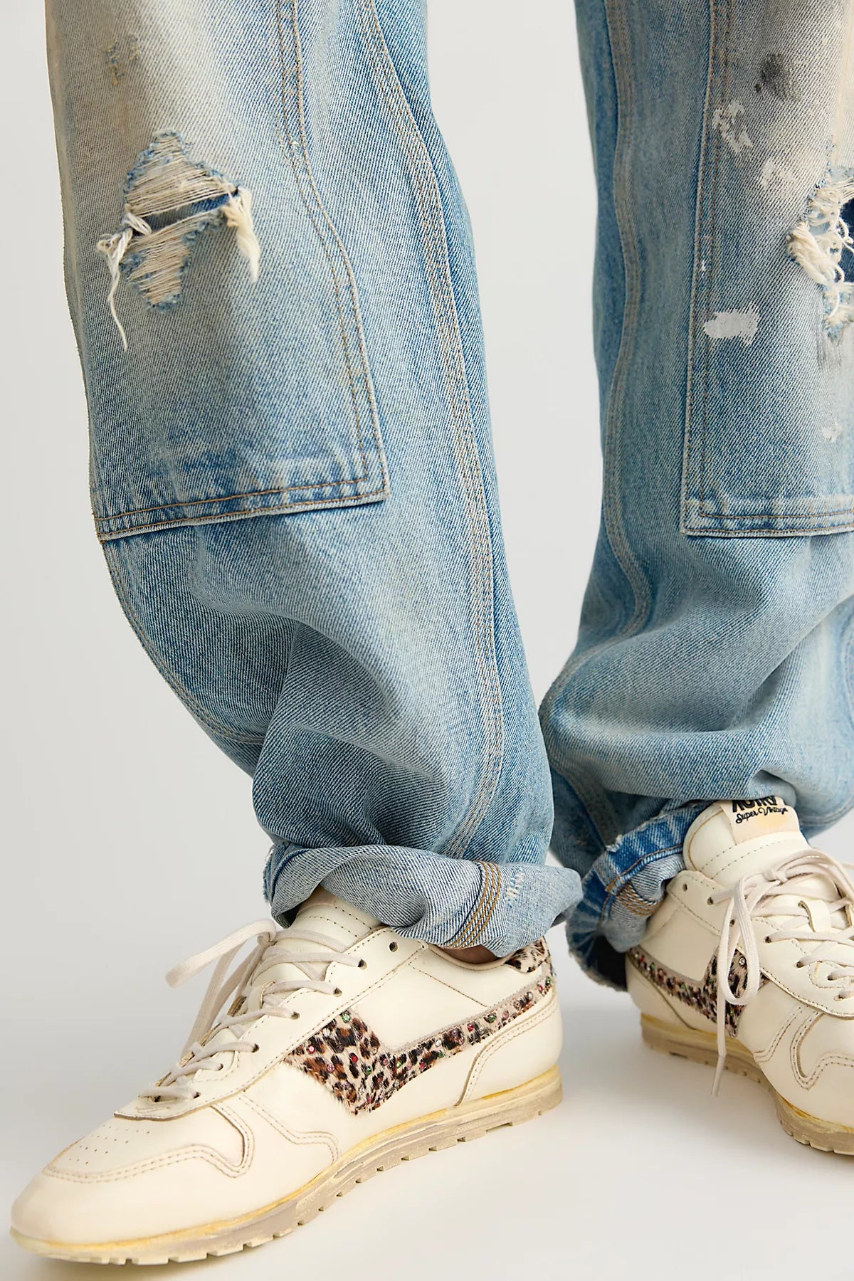 Autry Windspin Low-Top Animal Sneakers