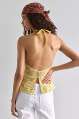 Coastal Bloom Embroidered Top