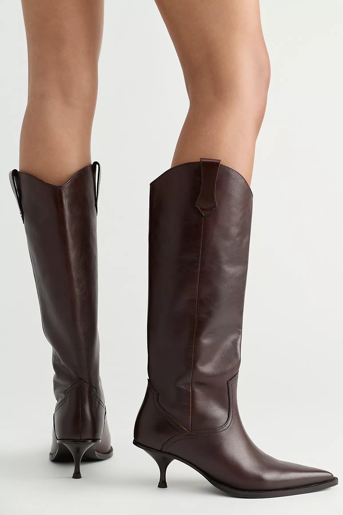 Daisy Slouchy Kitten Heel Boots