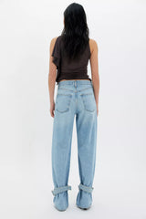 AGOLDE Cinched Hem Loose Taper Jeans