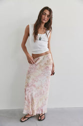 FP One Chloe Printed Maxi Skirt