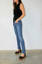 AGOLDE Low-Rise Stacked Skinny Jeans