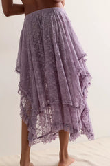 French Courtship Maxi Slip Skirt