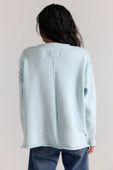 We The Free Ella Roll-Neck Cotton Knit Sweater