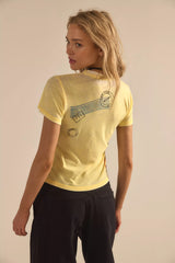 Daydreamer Postcards Burnout Vintage Baby Tee