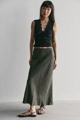 Bonita Solid Maxi Skirt