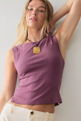End Game Pointelle Muscle Tank