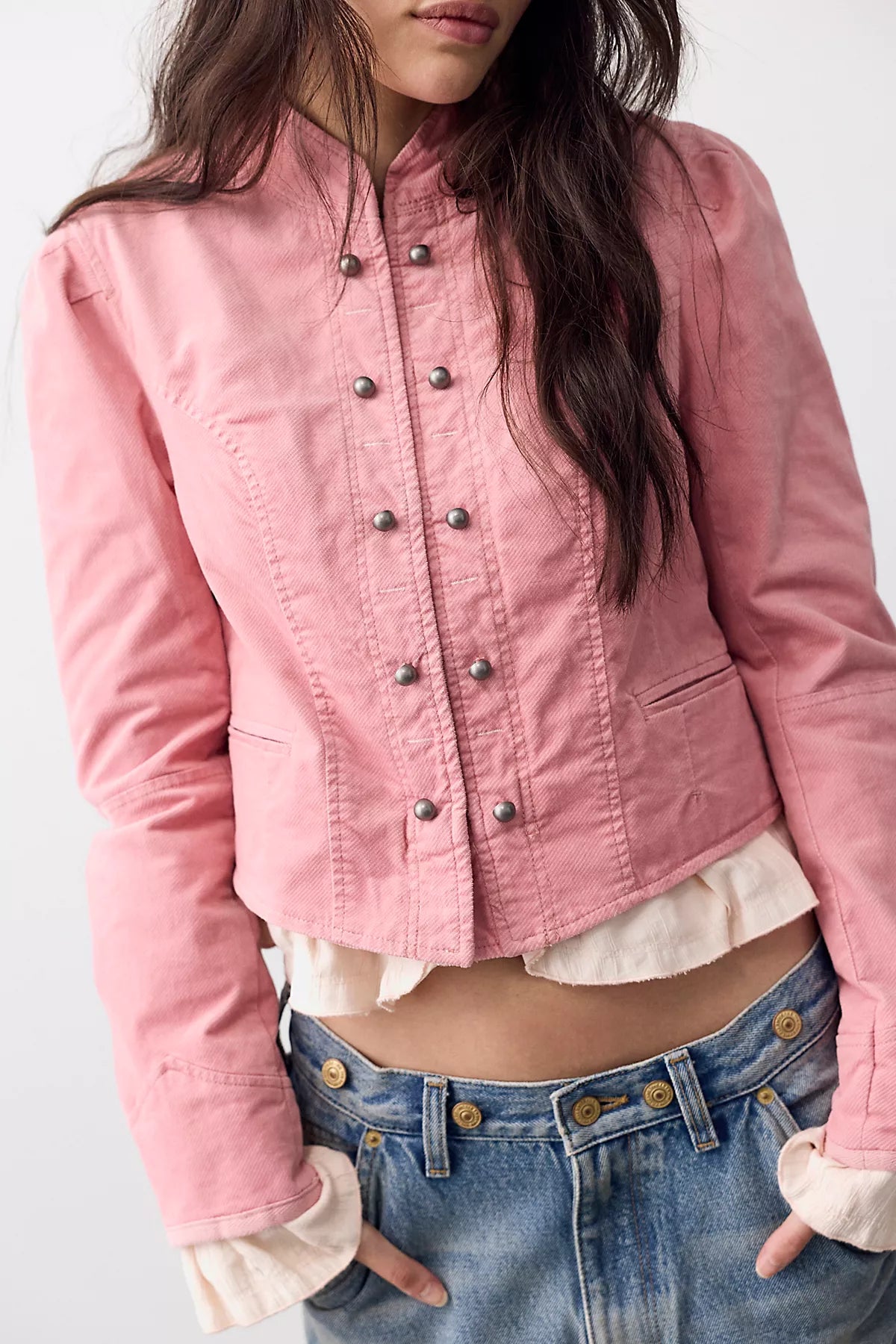 Cloud Nine Ruffle Band Jacket