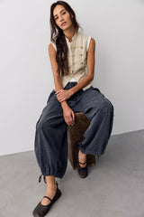 Bobbi Pull-On Cargo Trousers