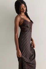 Check Me Out Column Slip Dress