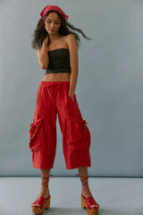 We The Free Ashton Crop Pull-On Cargo Pants