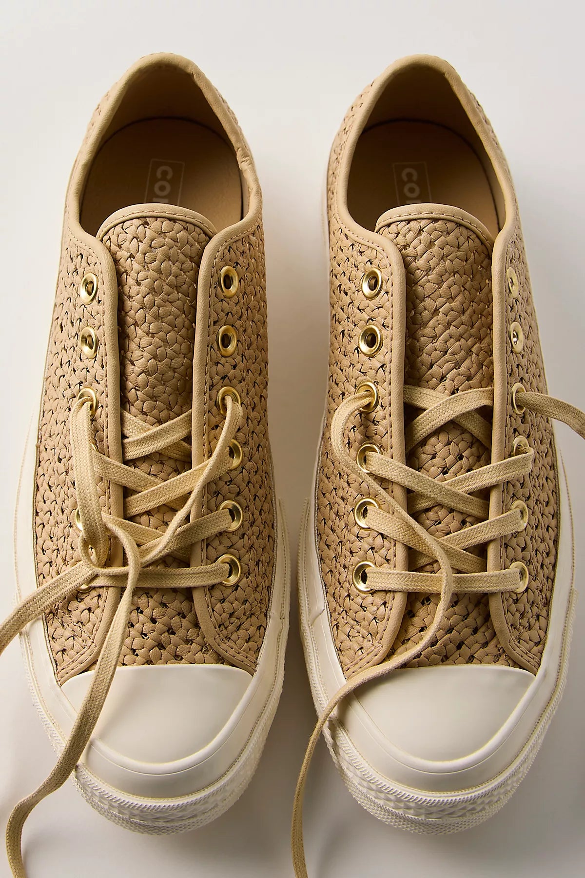 Converse Chuck 70 Woven Leather Low-Top Sneakers