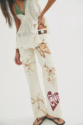 FP X Juliet Johnstone Hand-Painted Tennessee Low-Rise Boyfriend Jeans