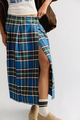 Bobo Choses Checkered Flannel Skirt