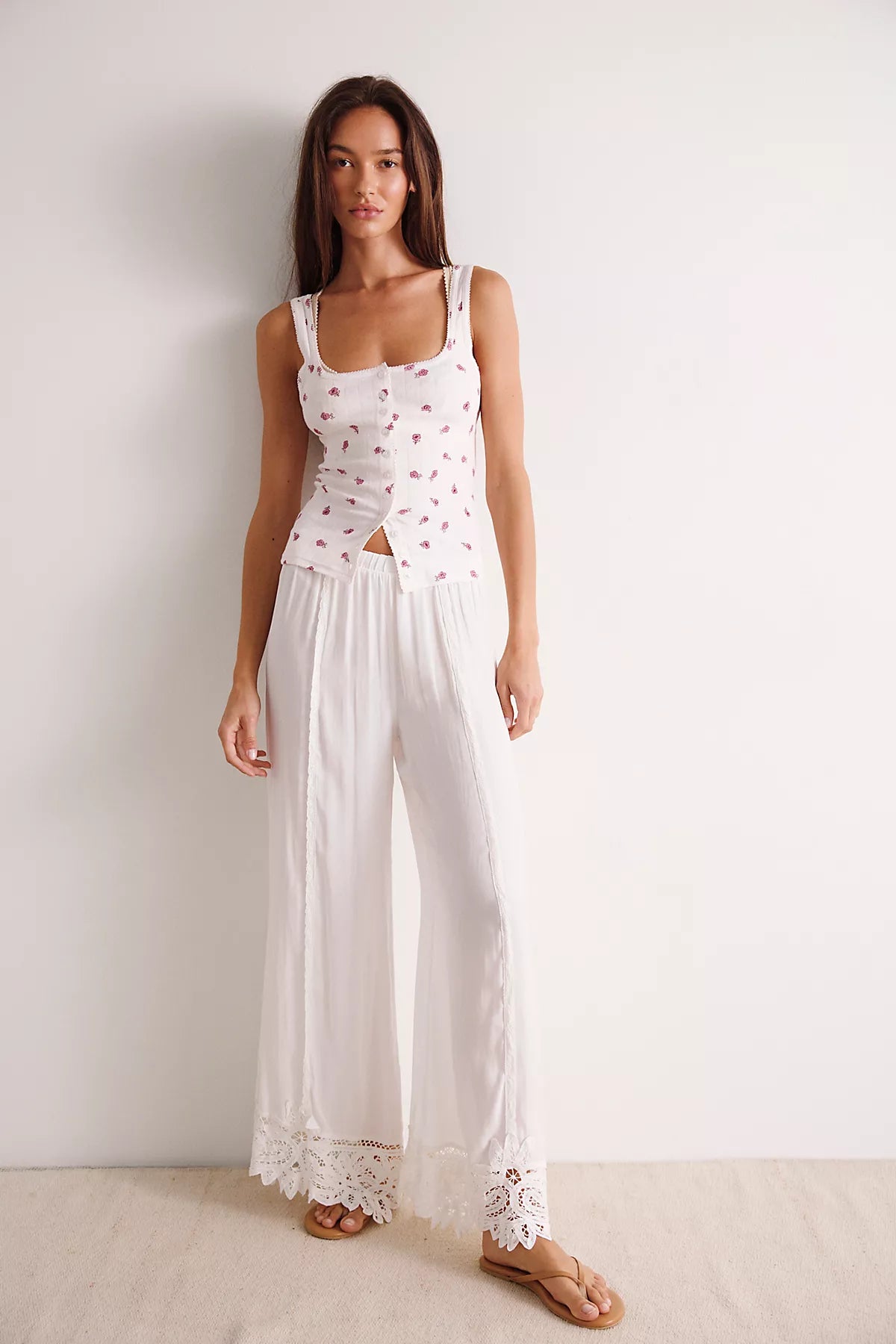 End Game Pointelle Printed Tank