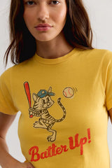 Daydreamer Batter Up Kitty Vintage Tee