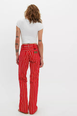 Wrangler Wrancher Printed Mid-Rise Bootcut Jeans