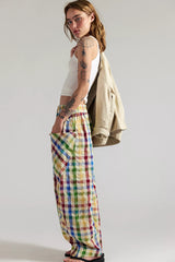 Freehold Gingham Pull-On Pants