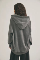 Asparagus Curved Asymmetrical Zip-Up