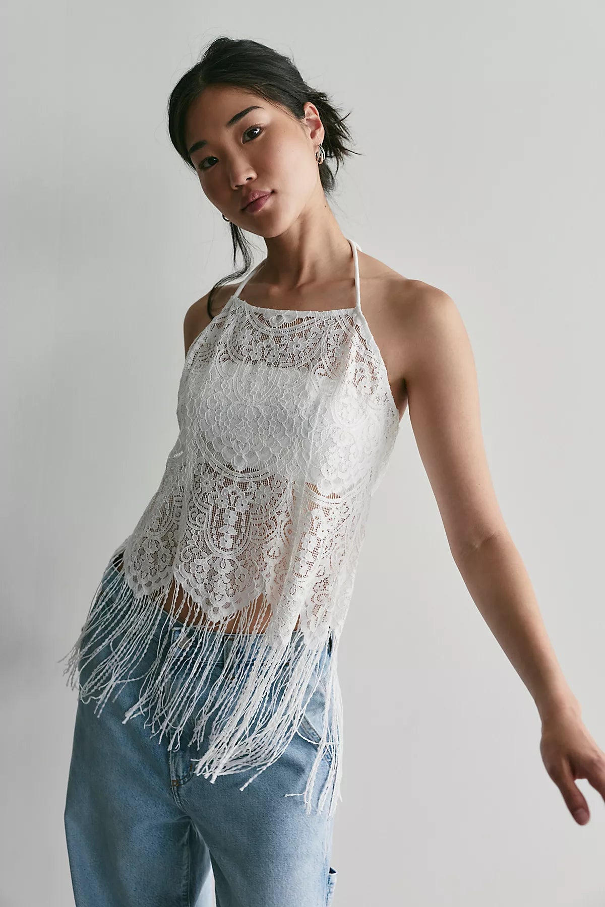 For Love & Lemons Siren Fringe Top